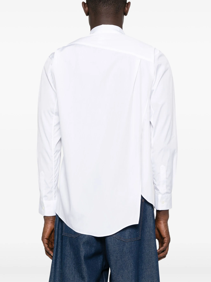 Cotton Plain Poplin Mickey Shirt