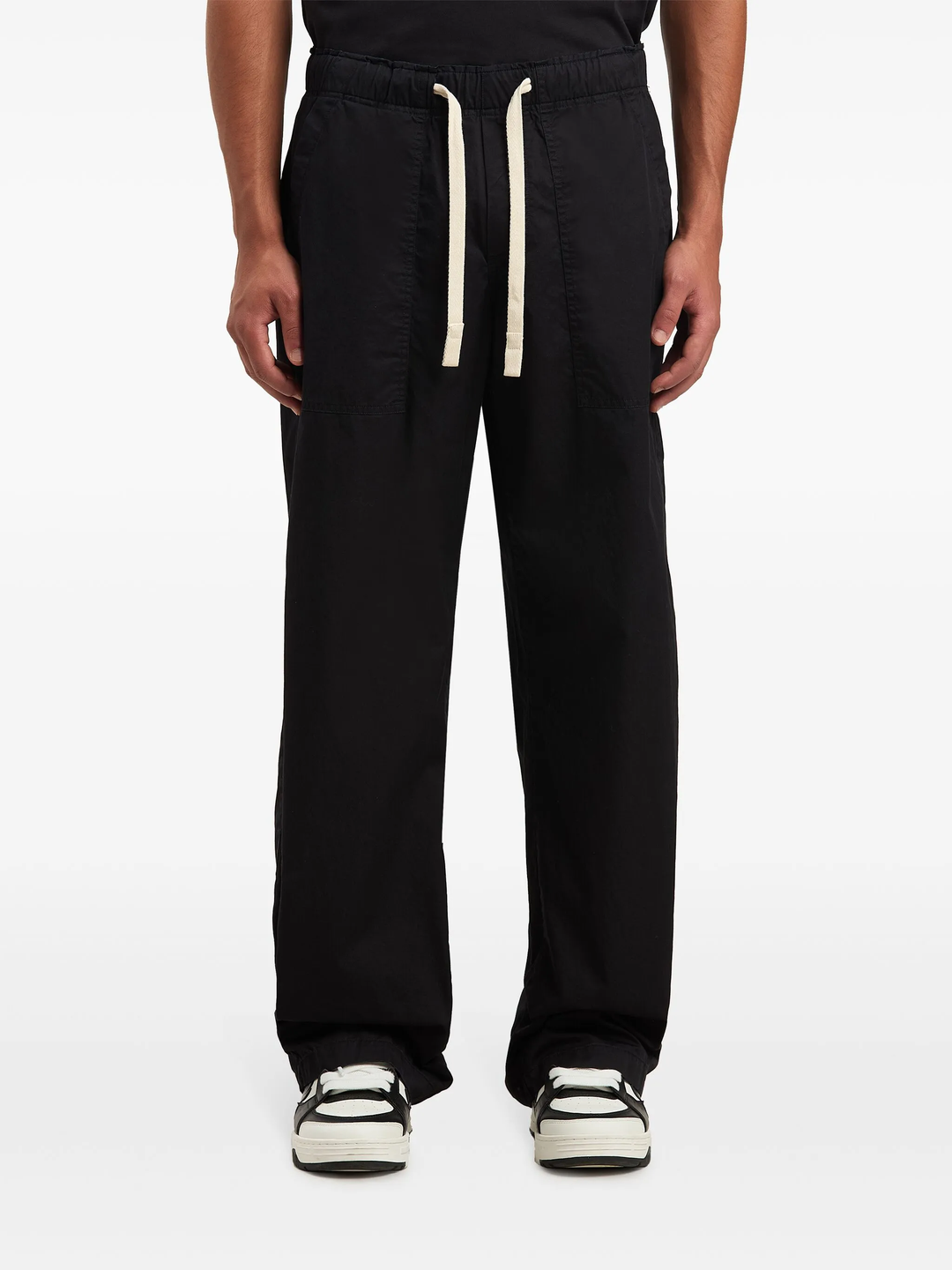 Curved Logo Loose Pants