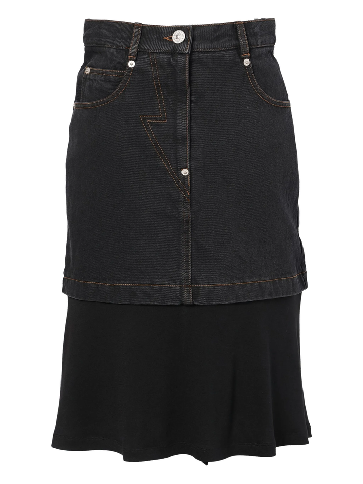 Detachable Denim Skirt