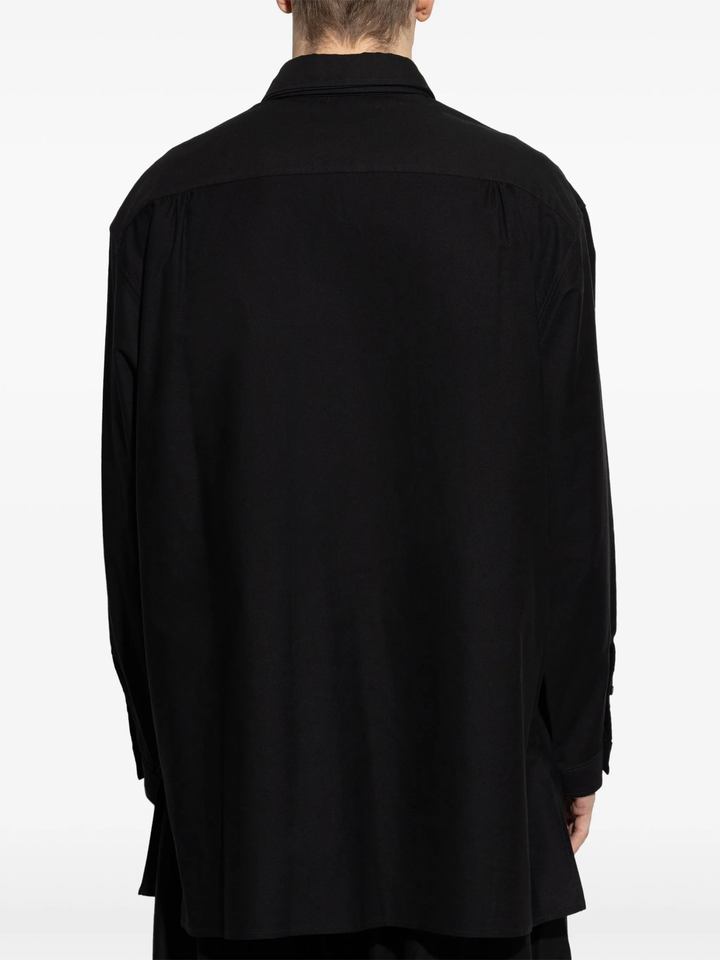 Shrinkage Twill Sparecollar Blouse