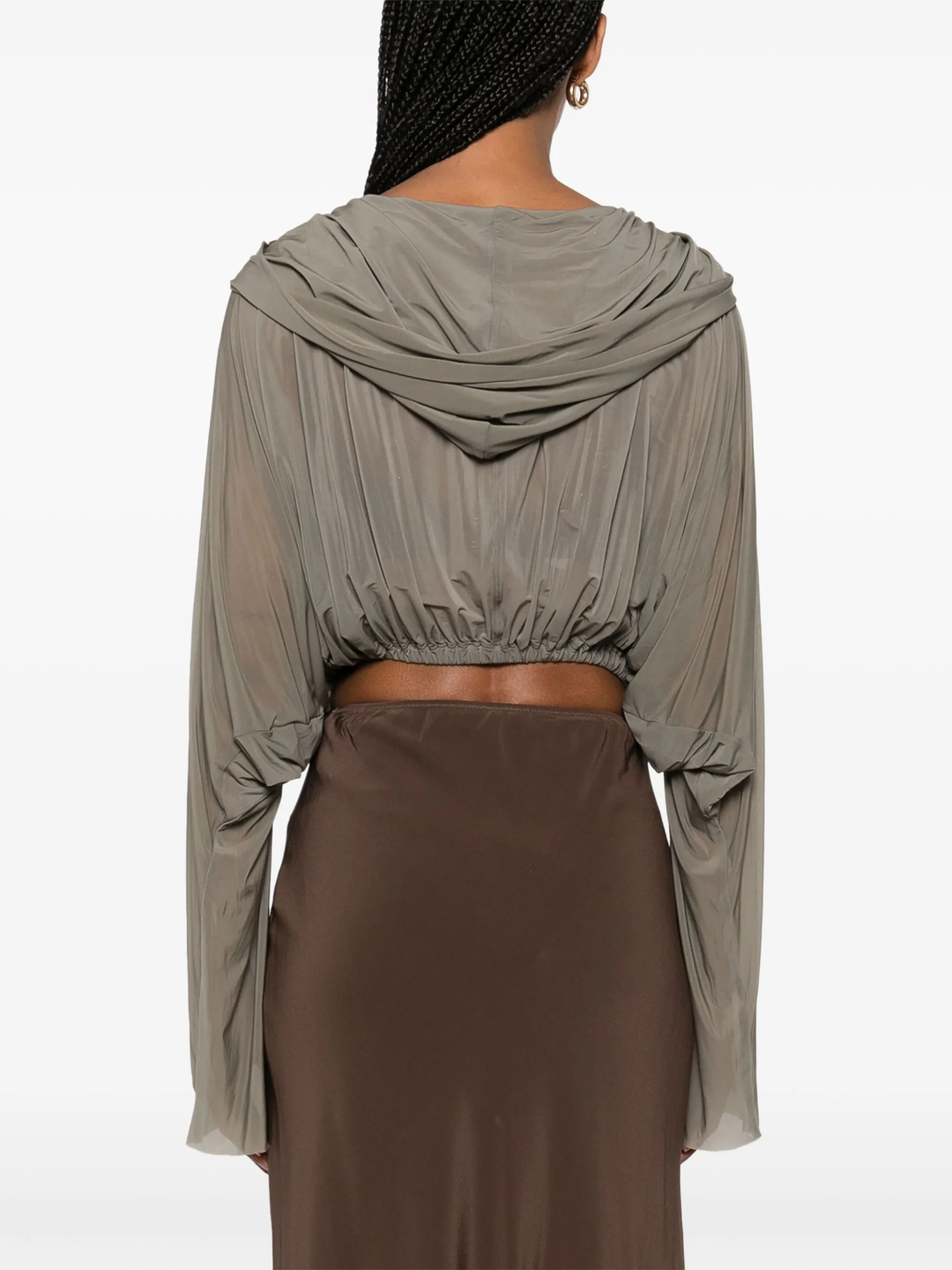 Cropped Hooded Tunic