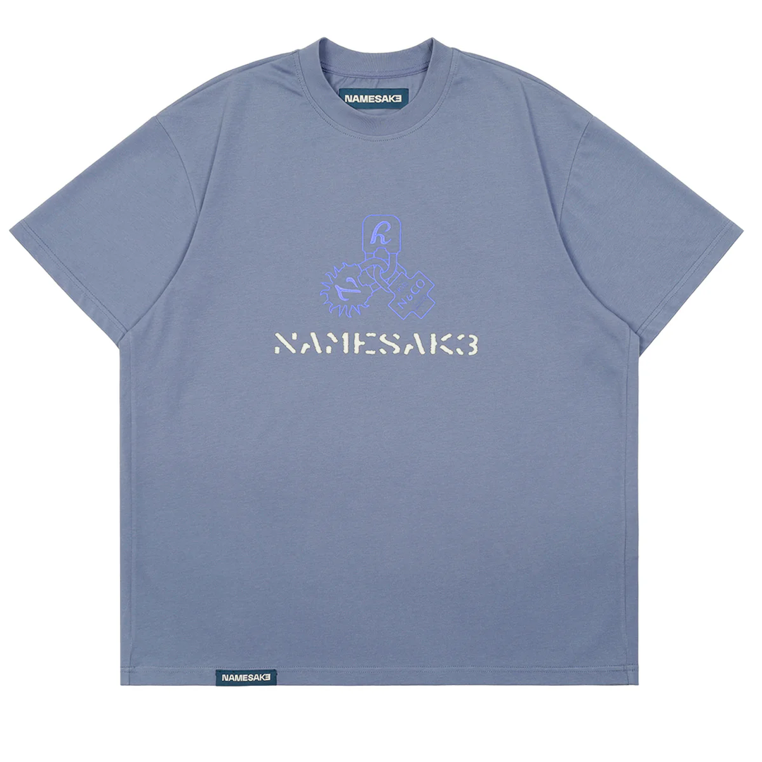 Neal Love Lock Tee Wind Blue