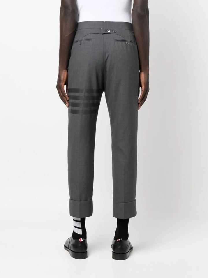 Plain Weave 4-Bar Trousers