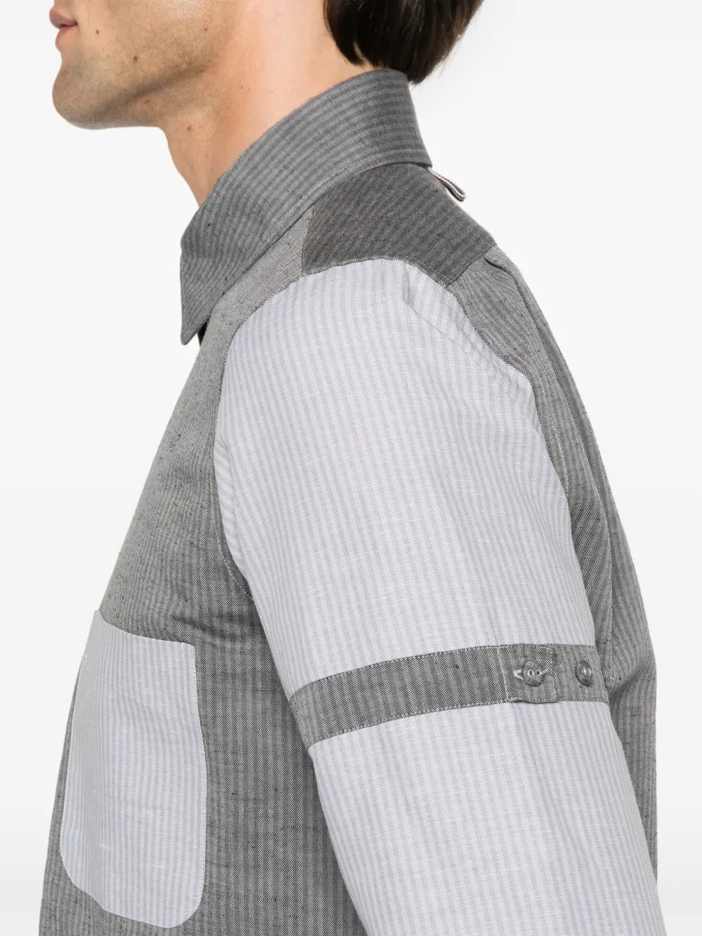 Tonal University Stripe Funmix Armband Shirt