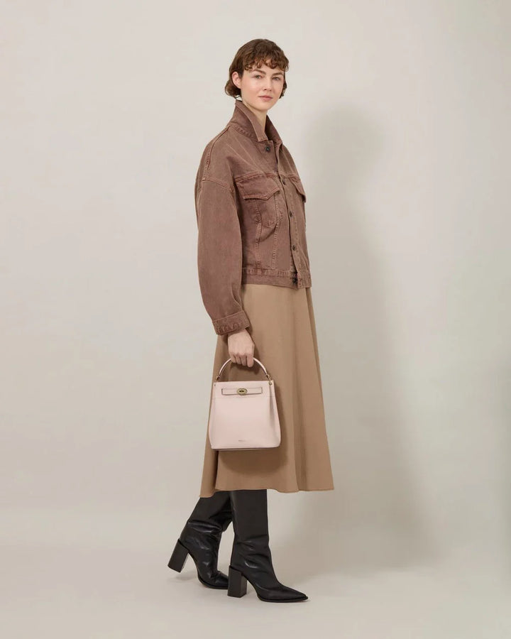 Islington Bucket Blossom Pink Small Classic Grain