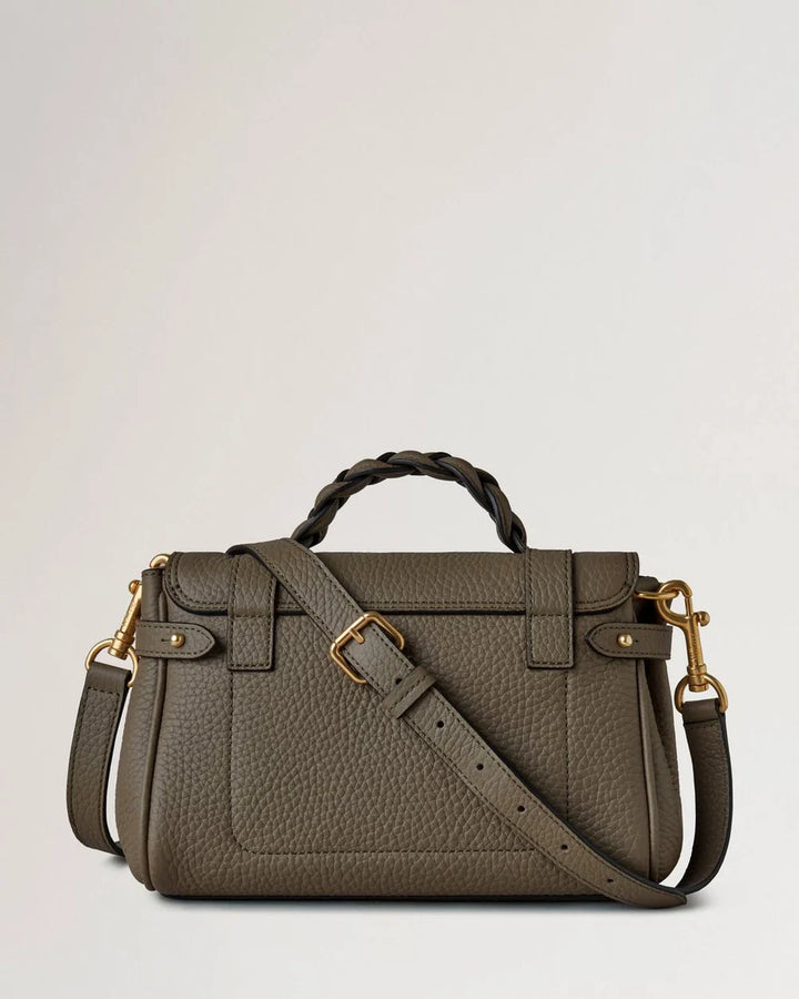 Mini Alexa Linen Green Heavy Grain