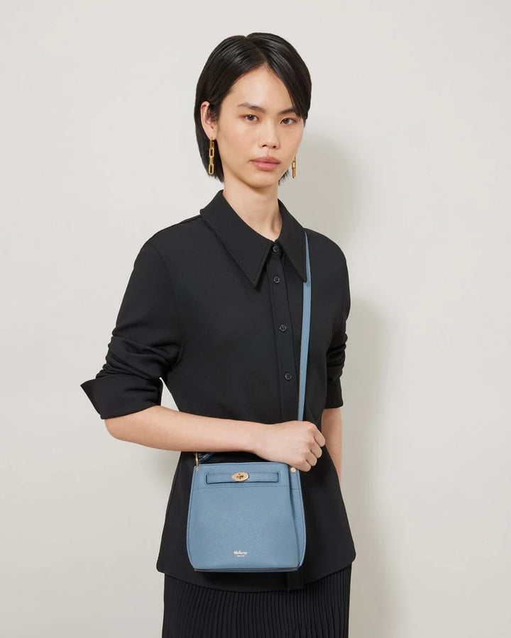 Mini Islington Bucket Brighton Blue Small Classic Grain