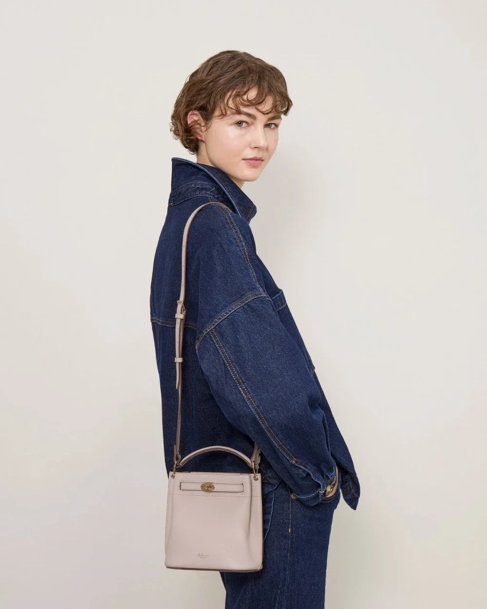 Mini Islington Bucket Bag Small Classic Grain