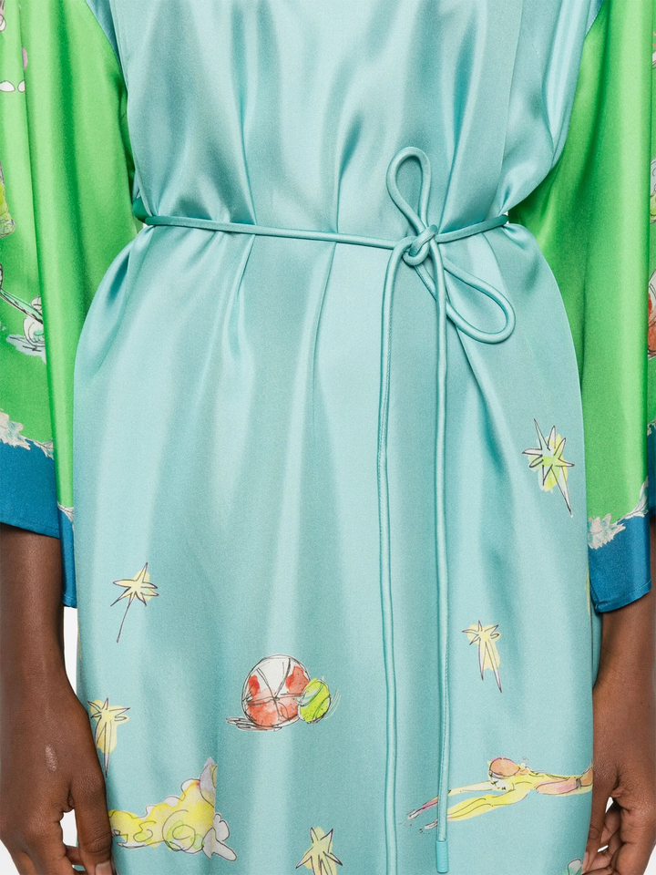 Daria Silk Midi Dress