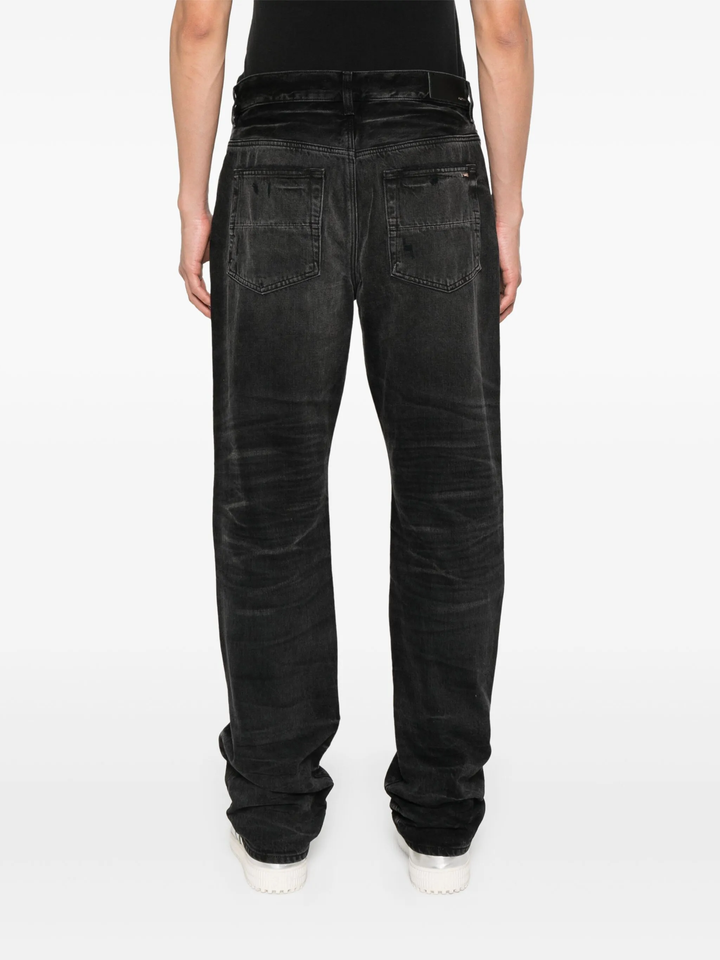 Leather Straight MX1 Jeans