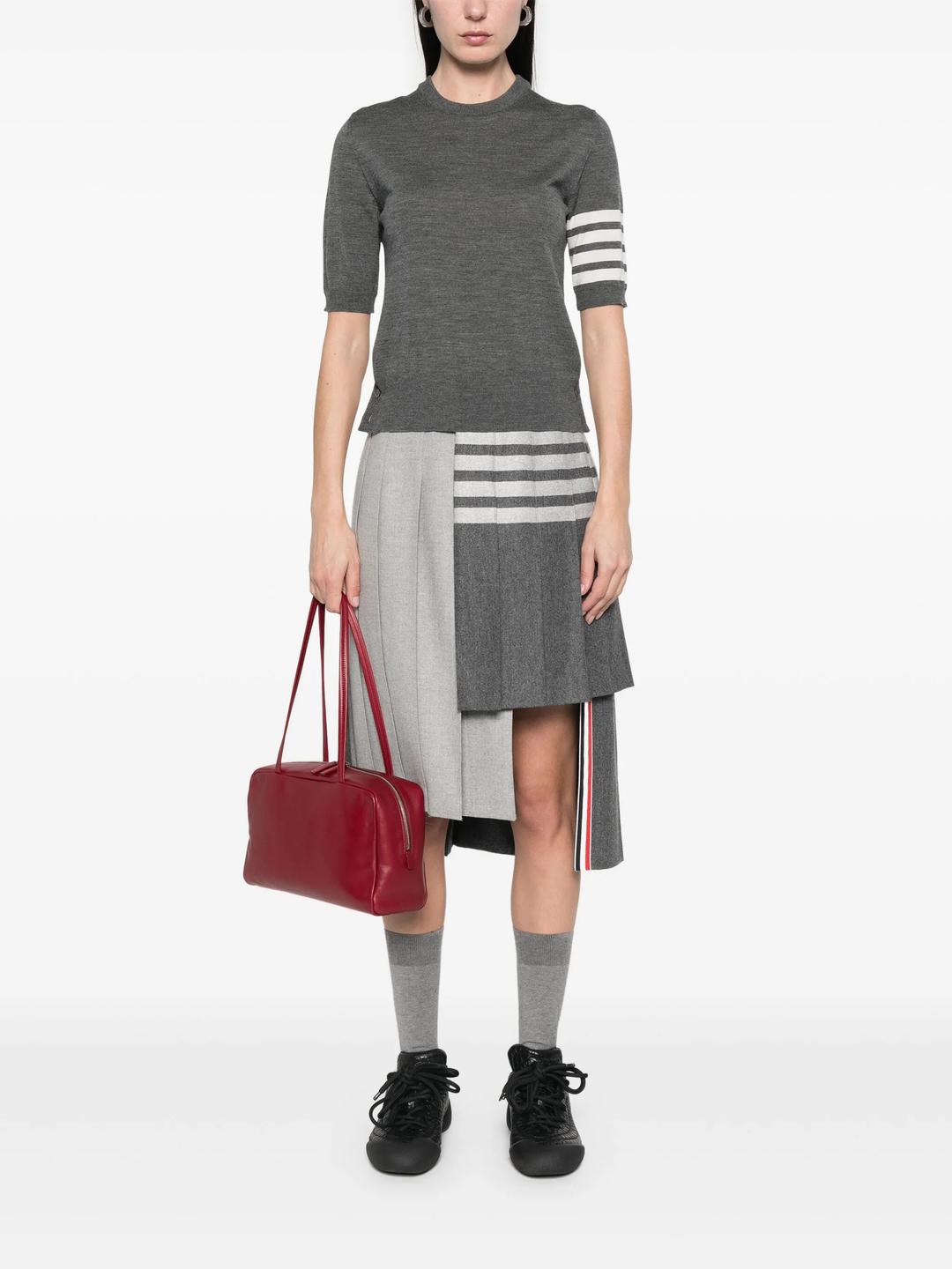 Fine Merino Wool 4-Bar Tee Women