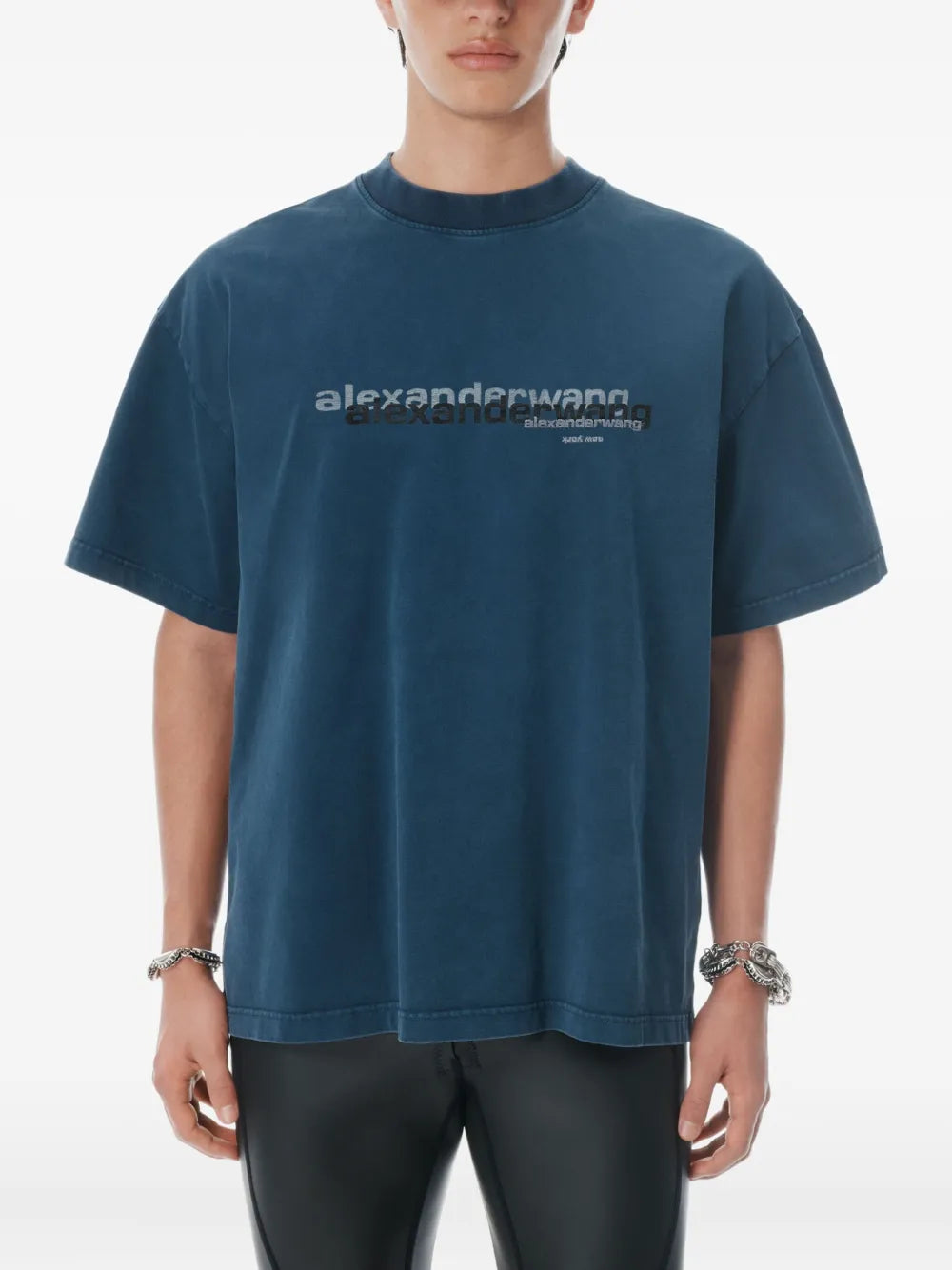 Cotton Oversized Logo Tee