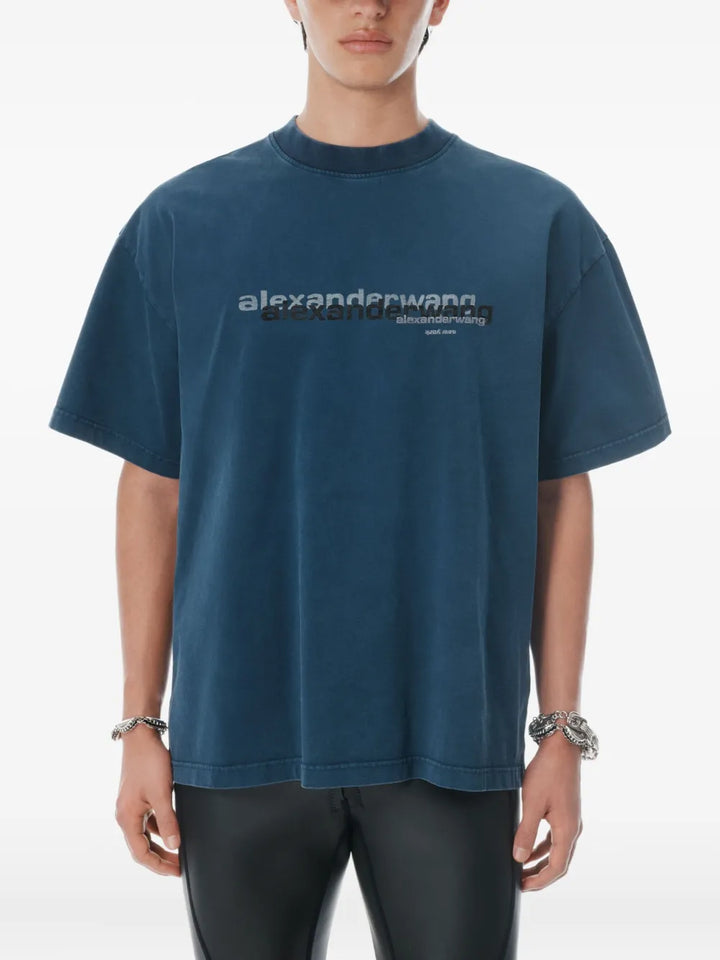 Cotton Oversized Logo Tee