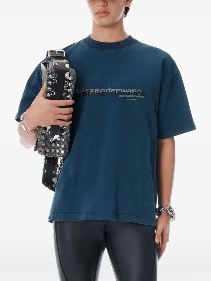 Cotton Oversized Logo Tee
