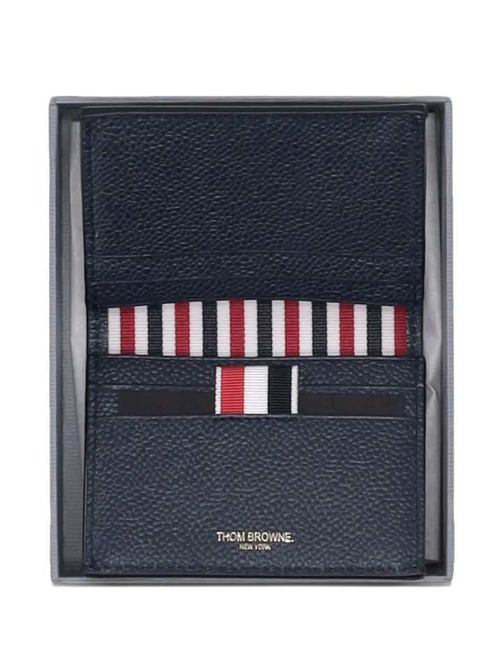 Pebble Grain 4-Bar Double Card Holder