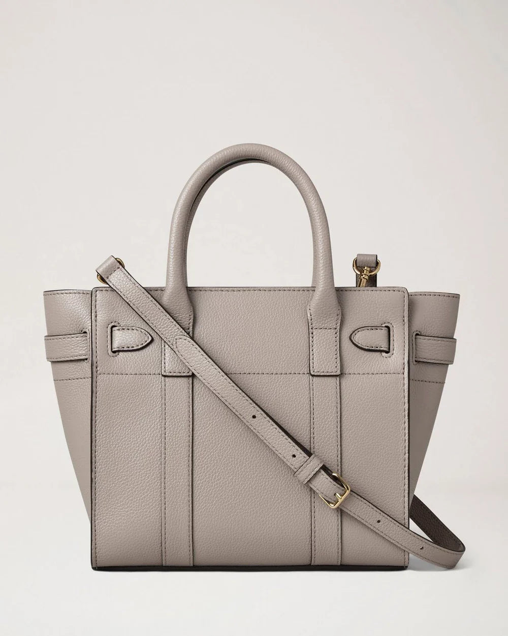 Mini Zipped Bayswater Cashmere Taupe Small Classic Grain