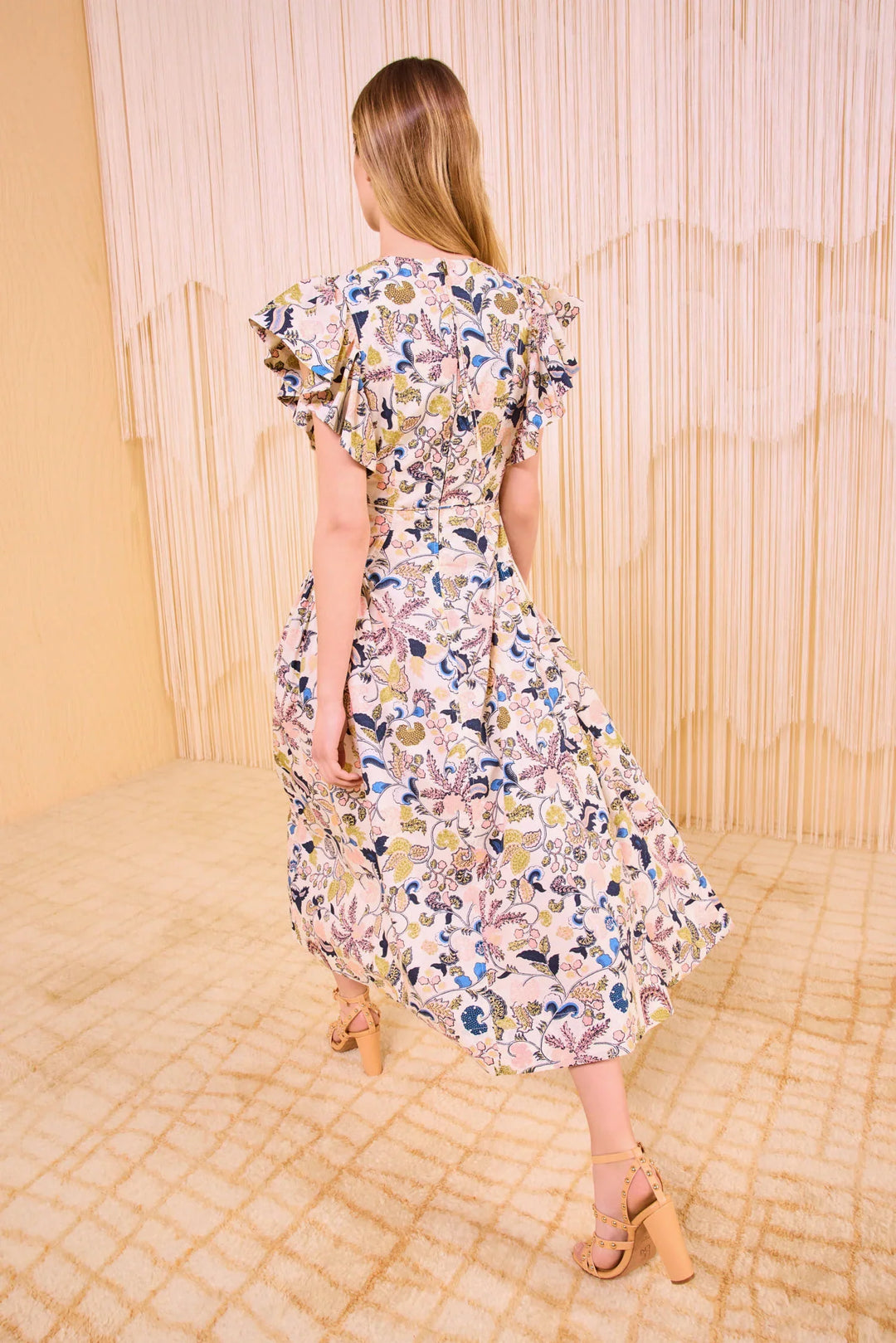 Darya Drop Waist Midi Dress