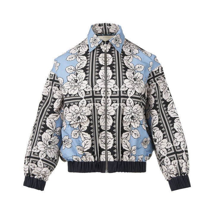 Cotton Print Reversible Bomber