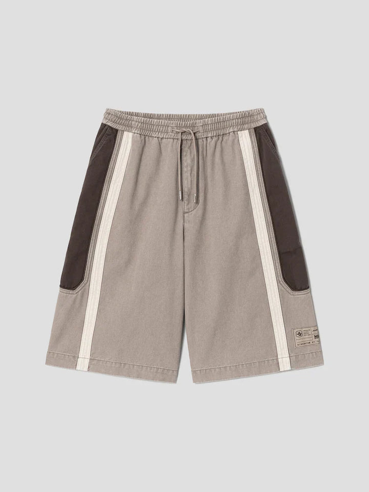 Denim Track Shorts