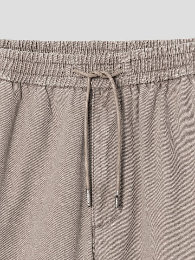 Denim Track Shorts