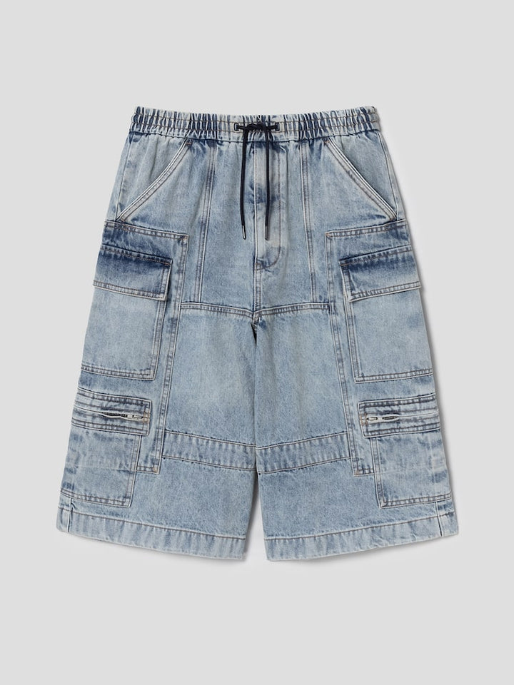 Denim Long Shorts