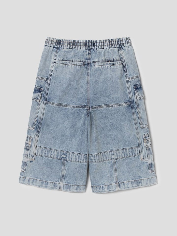 Denim Long Shorts