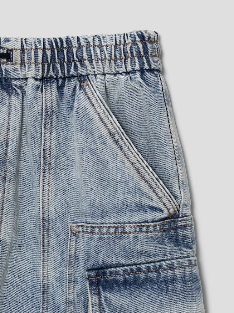 Denim Long Shorts