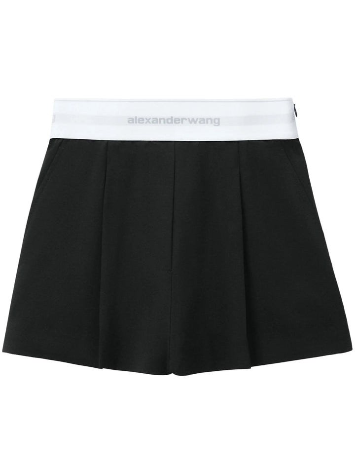High Waisted Pleated Short