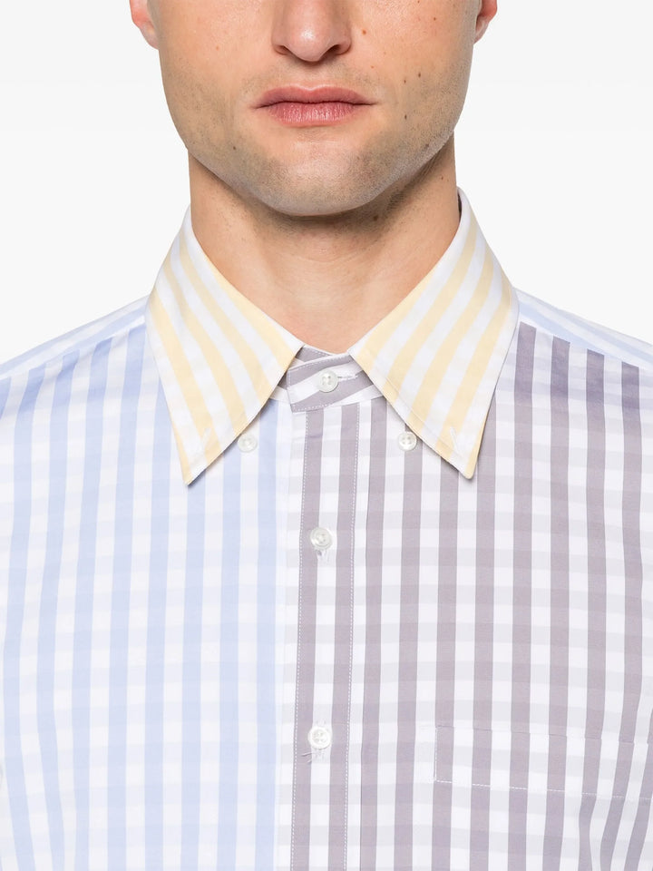 Gingham Check Poplin Funmix Shirt