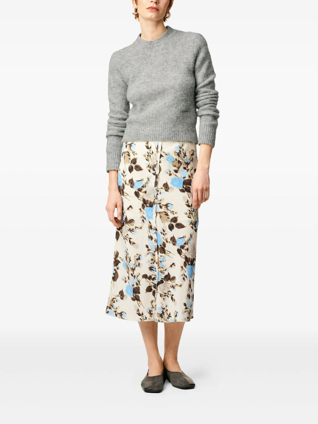 Floral Midi Skirt