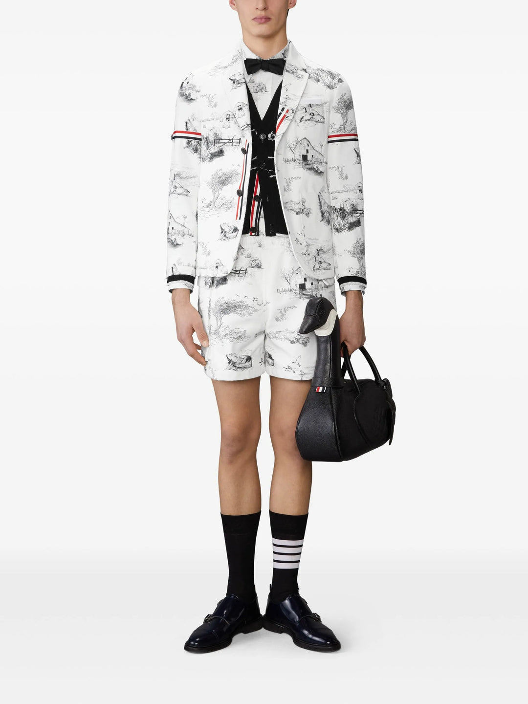 Scenic Toile Canvas Cargo Rugby Shorts