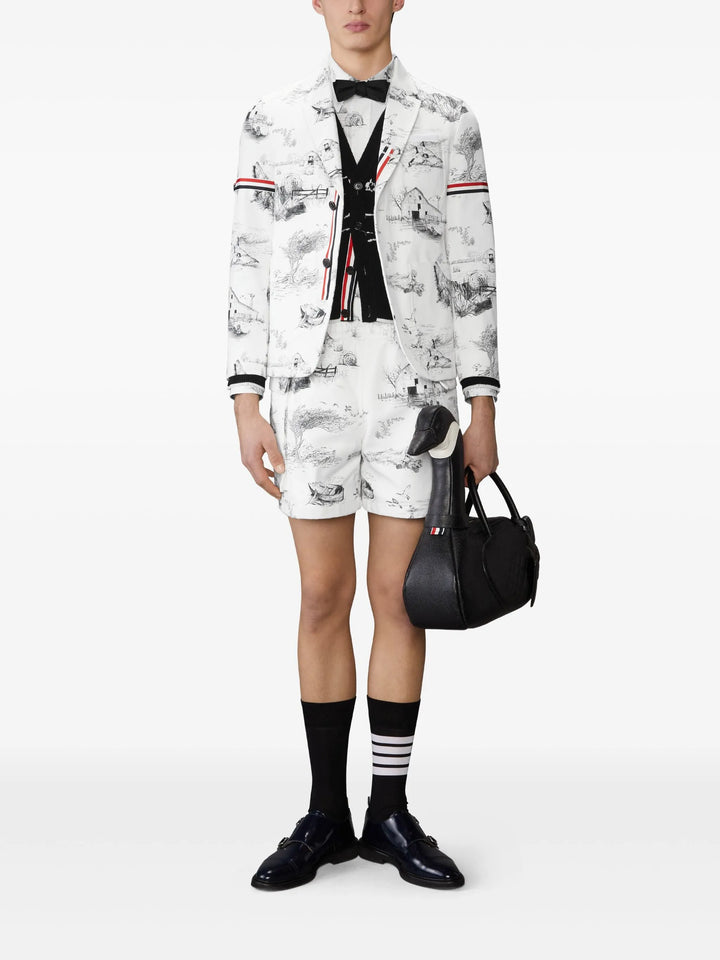 Scenic Toile Canvas Cargo Rugby Shorts