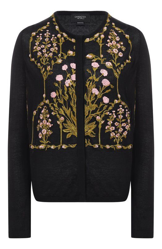 Embroidered Floral Knit Cardigan