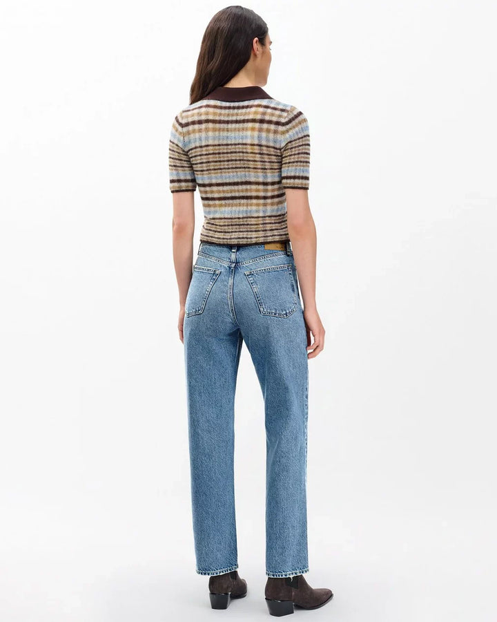 Shea High-Rise Ankle Straight Jeans