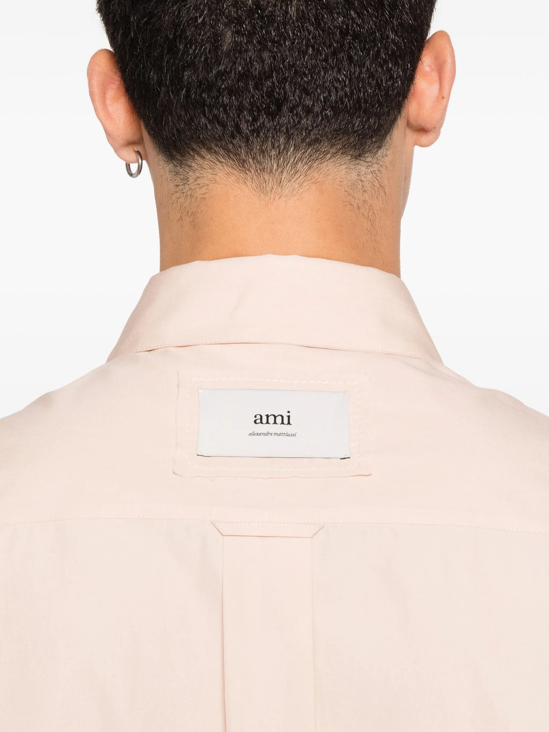 Cotton Raw Edged Oversized Shirt