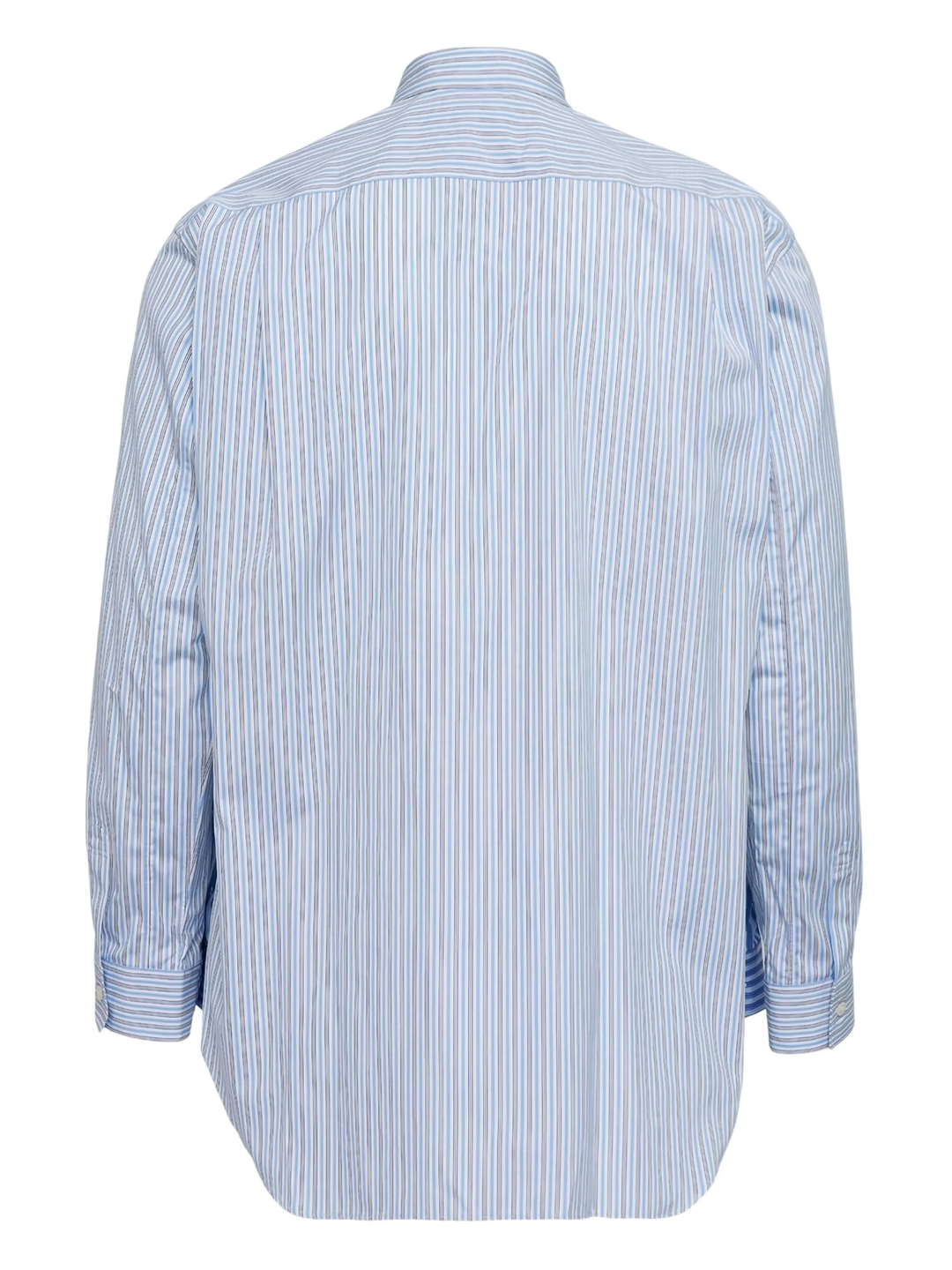 Yarn Dyed Cotton Stripe Poplin Shirt