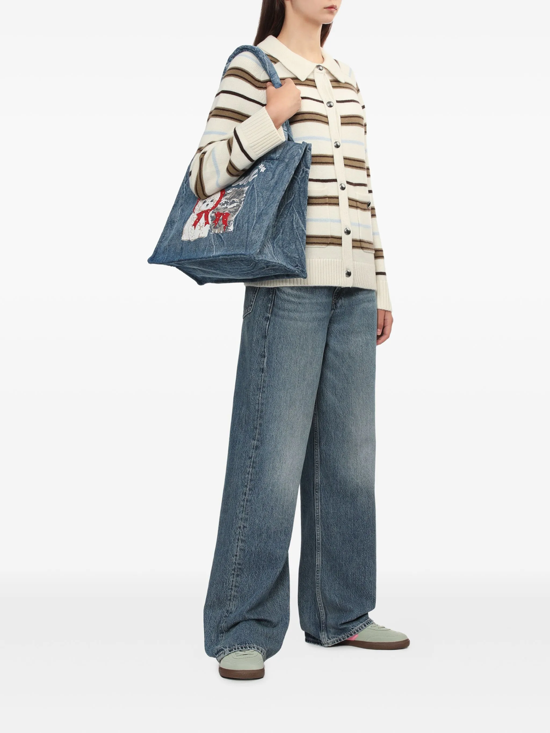 Large Easy Shopper Pocket Denim