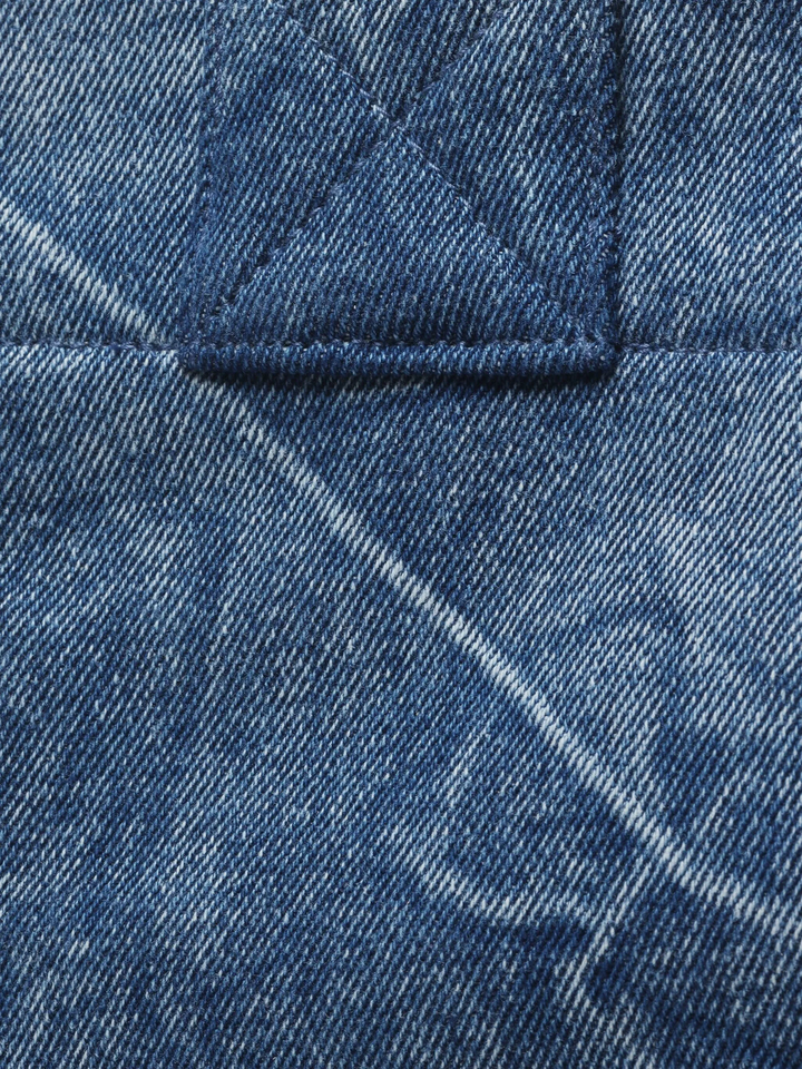 Large Easy Shopper Pocket Denim