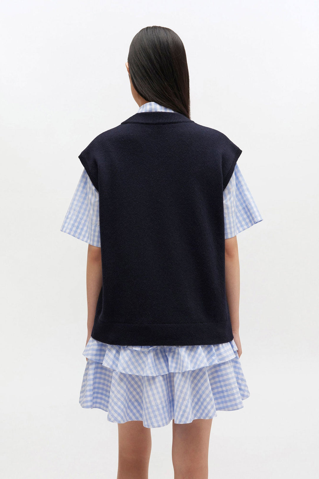 Graphic Wool Mix Cute Puppies Top