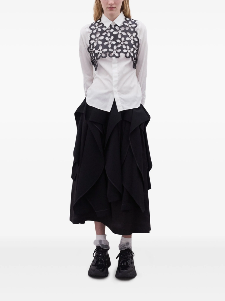 Wool Gabardine Skirt