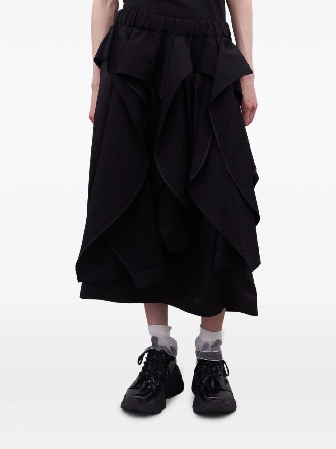 Wool Gabardine Skirt