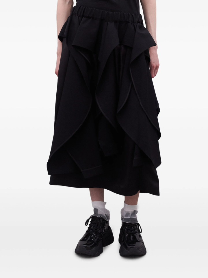 Wool Gabardine Skirt