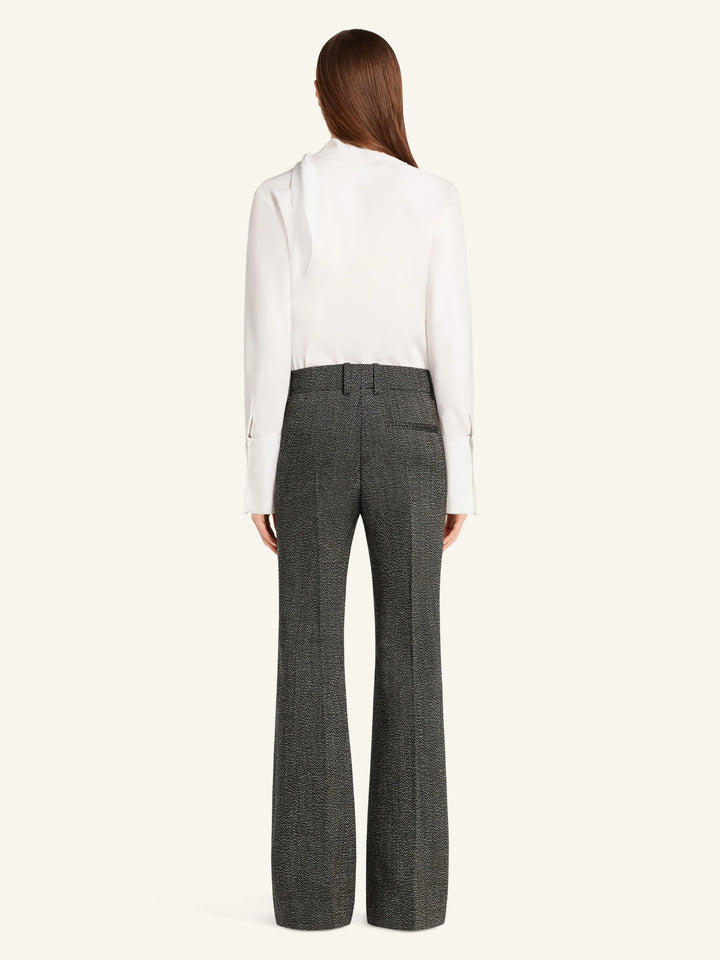 Knotted Poplin Blouse