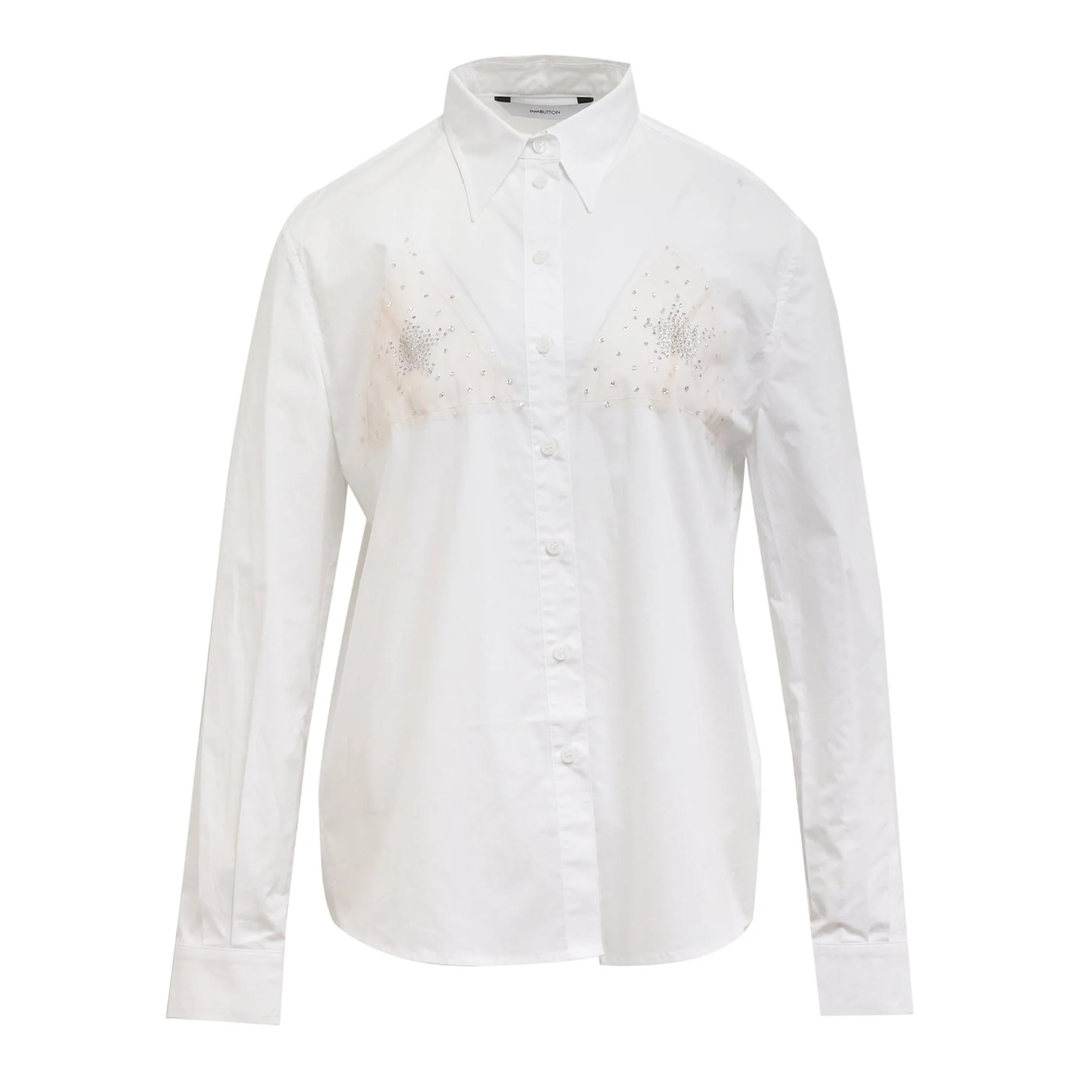 White Cubic Shirt