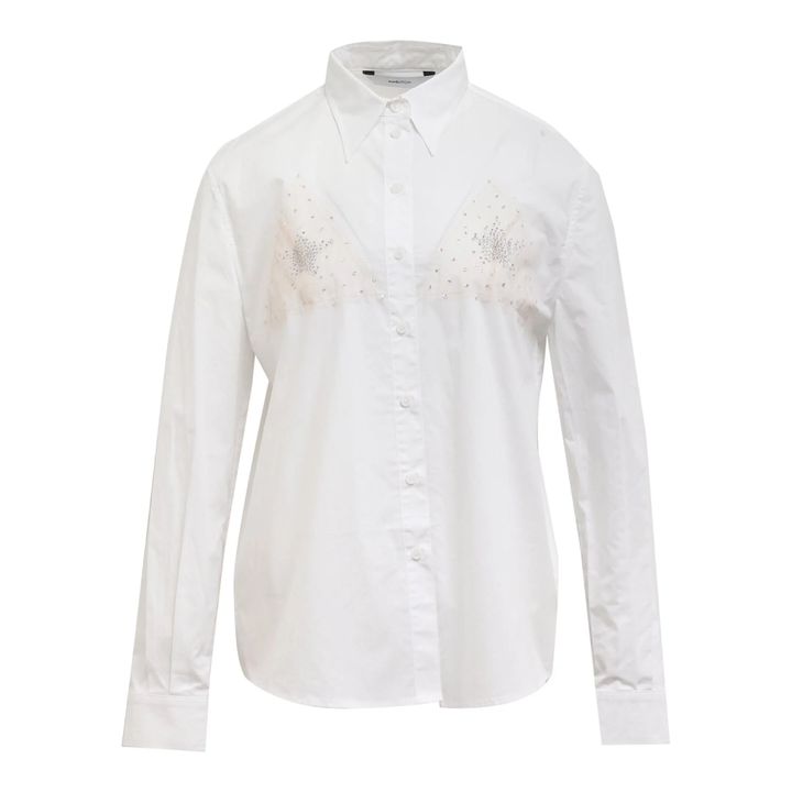 White Cubic Shirt