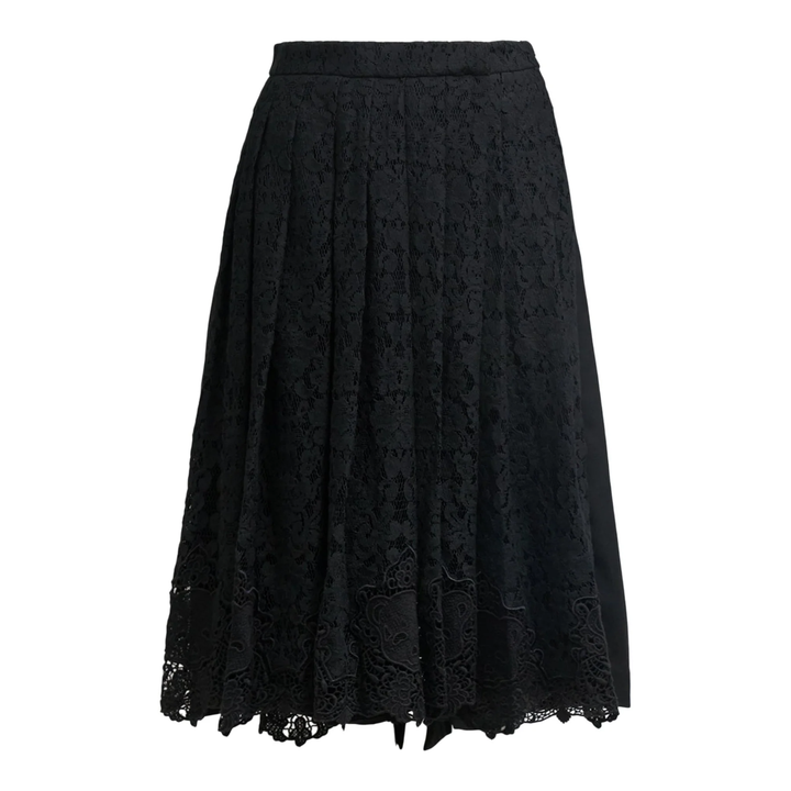 Black Front Pleated Skorts