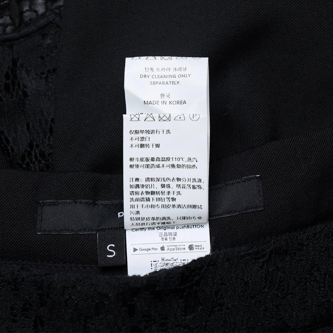 Black Front Pleated Skorts