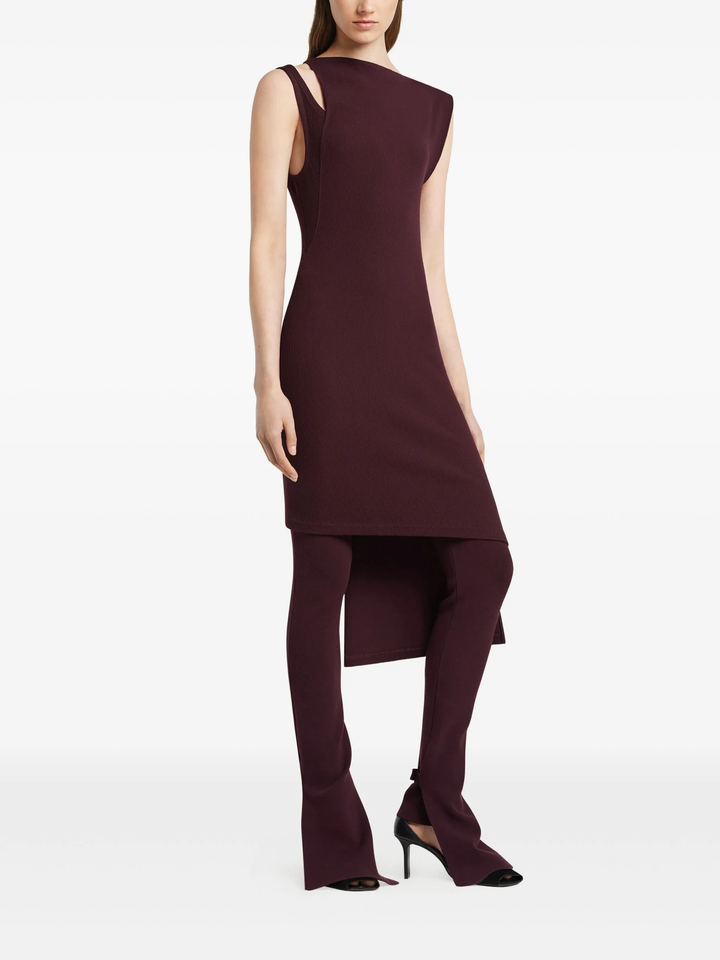 Oblique Square Rib Dress