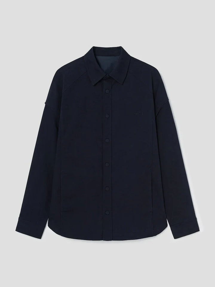 Twill Cotton Back Slit Shirt