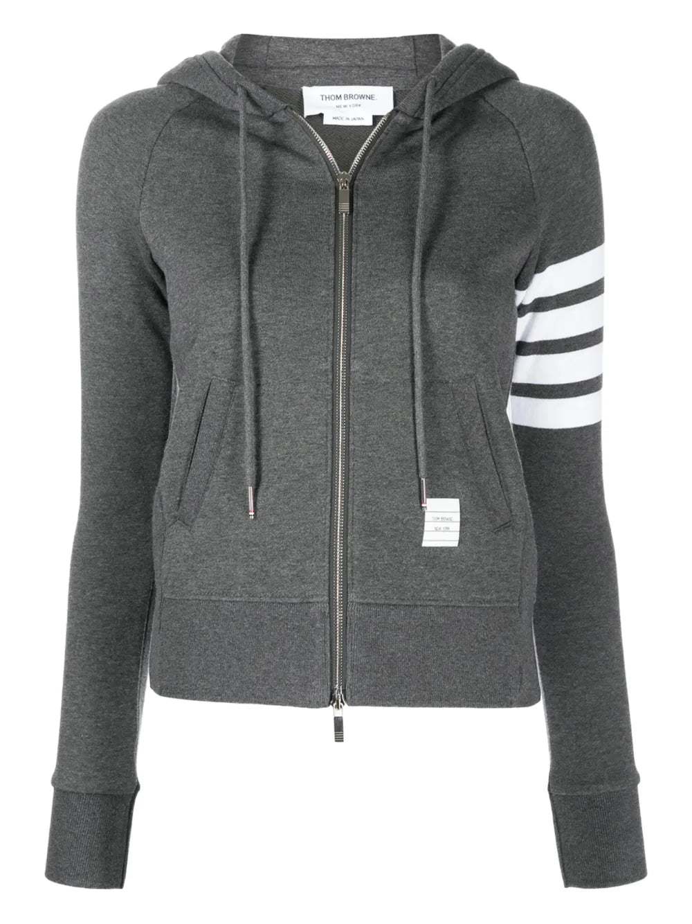 Zip Hoodie With Engineered 4 Bar